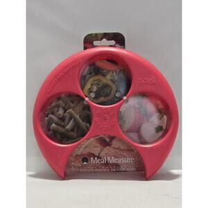 Meal Measure Portion Control Plate Weight Loss Diet Tool BPA Free Red